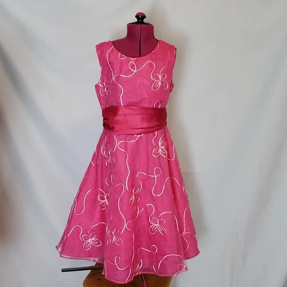 Rare Editions | Dresses | Rare Editions 6 Hot Pink Sleeveless Party Dress |  Poshmark